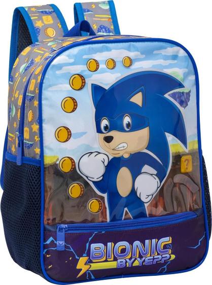 Imagem de Mochila De Costas Escolar Infantil 16 Bionic Sonico Yepp