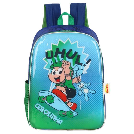 Imagem de Mochila De Costas Escolar Infantil Turma da Mônica Cebolinha