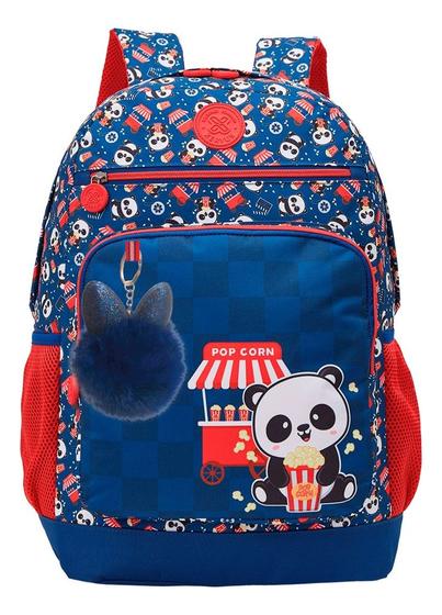 Imagem de Mochila De Costas Escolar Juv Xeryus College Panda Pipoca