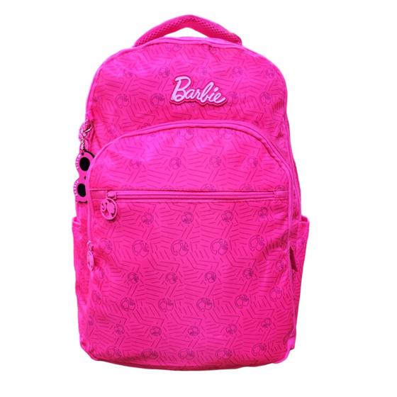 Imagem de Mochila de Costas Escolar Notebook Pink Barbie Luxcel MJ46805BB - Volta às Aulas