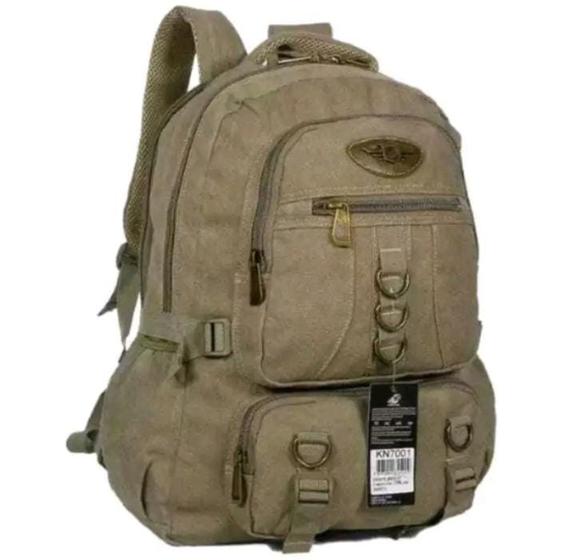 Imagem de Mochila de costas escolar reforçada kvn 60L com costura dupla resistente