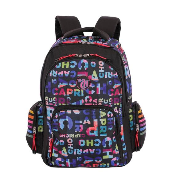 Imagem de Mochila de Costas Escolar Sestini Grande Capricho Party Casual Feminino