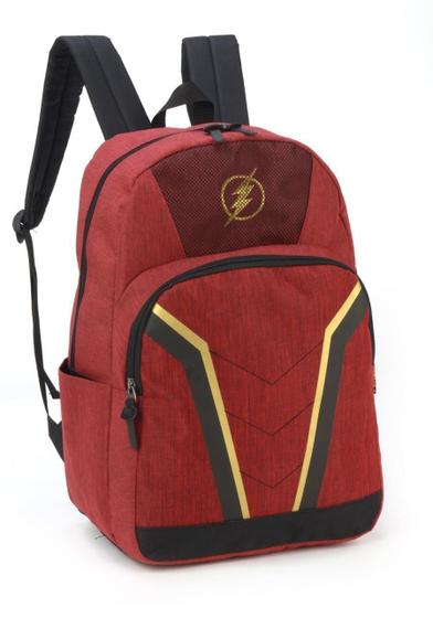 Imagem de Mochila De Costas Flash Vinho Dc Comics - Luxcel