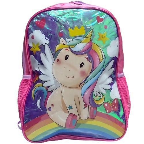 Imagem de Mochila De Costas G Infantil Unicórnio Clio Rosa - 3495