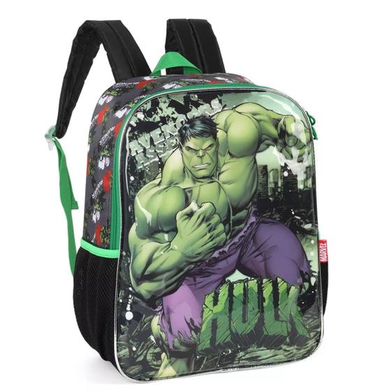 Imagem de Mochila de Costas Hulk Vingadores Escolar Infantil Menino