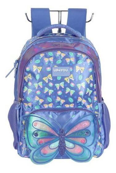 Imagem de Mochila De Costas Infantil Borboleta 3d Original Up4you - Luxcel