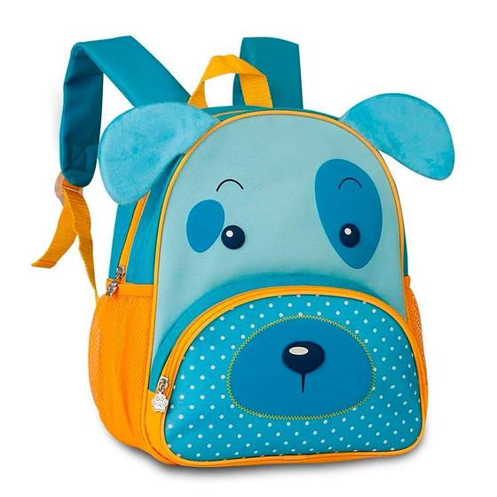 Imagem de Mochila de Costas Infantil - Clio Pets - Cachorro Azul - Clio Style