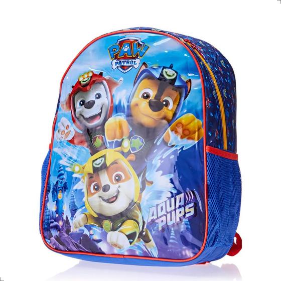 Imagem de Mochila de Costas Infantil Escolar Patrulha Canina Pups