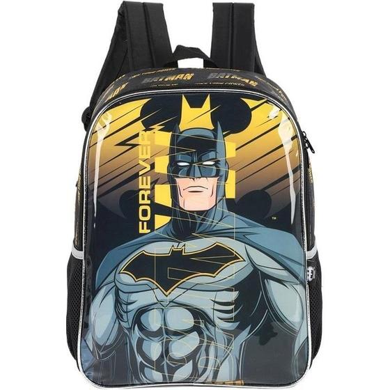 Imagem de Mochila De Costas Infantil Forever Batman Preto