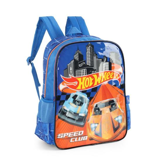 Imagem de Mochila de Costas Infantil Hot Wheels Pequena - Luxcel