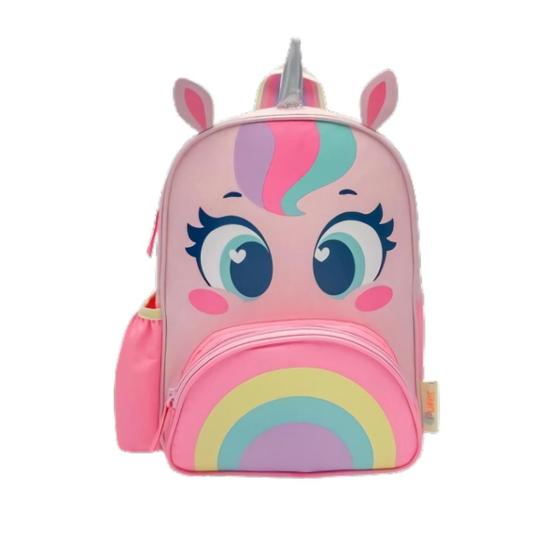 Imagem de Mochila de Costas infantil Média Uni Kawaii Rosa Puket