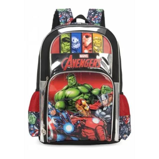 Imagem de Mochila De Costas Infantil Preto Avangers Vingadores