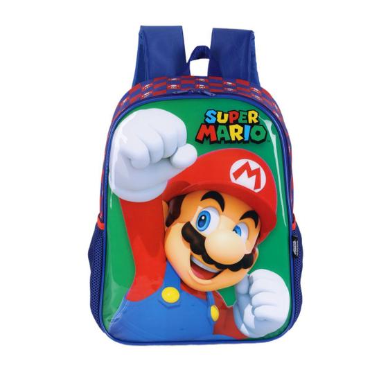 Imagem de Mochila de Costas infantil Super Mario Cor Verde