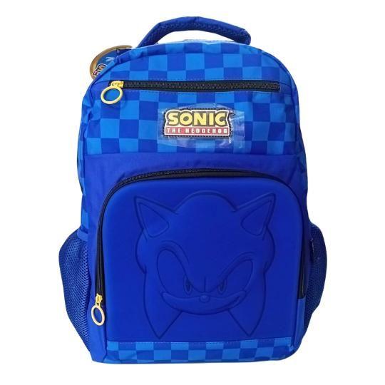 Imagem de Mochila de Costas, Juvenil Escolar, Notebook Sonic, Azul, Luxcel