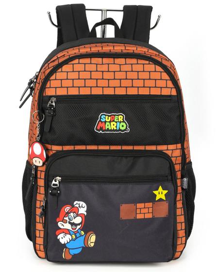 Imagem de Mochila De Costas Juvenil Super Mario Bros - Luxcel