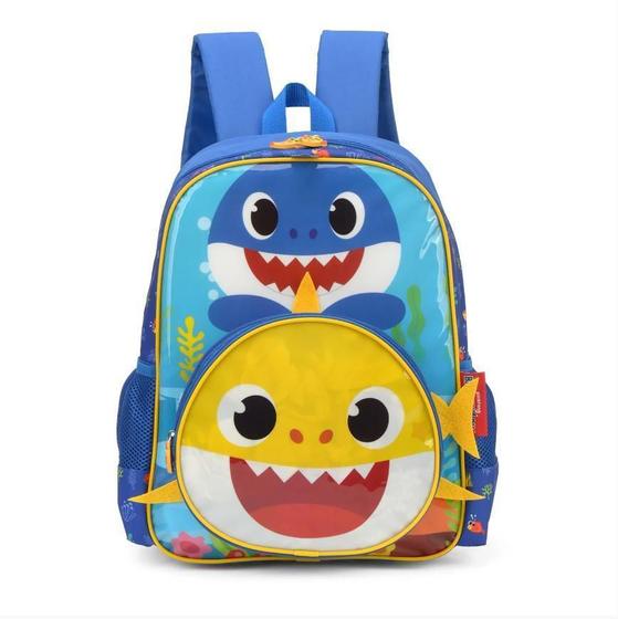 Imagem de Mochila De Costas Luxcel Baby Shark ul Escuro