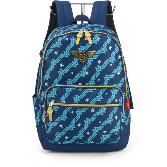 Imagem de Mochila de Costas Luxcel Wonder Woman Azul