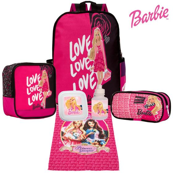 Imagem de Mochila de Costas Menina Barbie Passeio + Itens Toys 2U