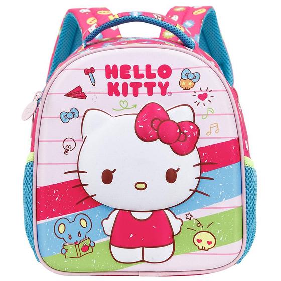 Imagem de Mochila de Costas Pequena Xeryus 10 Hello Kitty SE Rosa