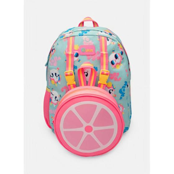 Imagem de Mochila de costas  puket com lancheira uni aloha verde agua 