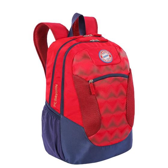 Imagem de Mochila de Costas Sestini Bayern X01 2 Comp Vermelho e Azul