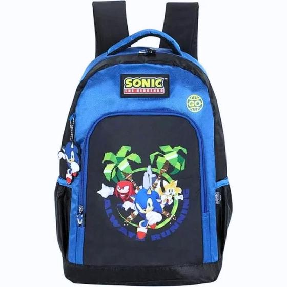 Imagem de Mochila De Costas Sonic Azul Maxlog MS46954SO0200UN