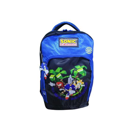 Imagem de Mochila De Costas Sonic Azul Maxlog MS46954SO0200UN