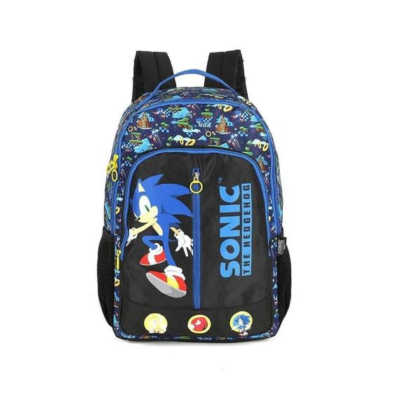 Imagem de Mochila de Costas Sonic Azul The Hedgehog - Luxcel