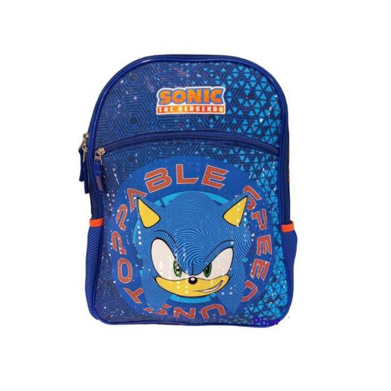 Imagem de Mochila de Costas Sonic Geomaze Azul Original