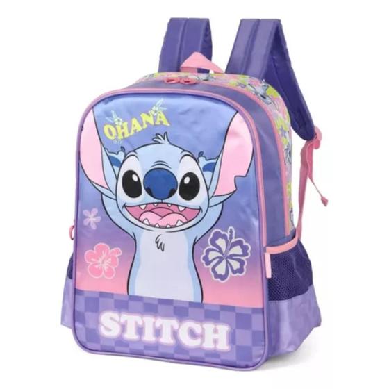 Imagem de Mochila de Costas Violeta Stitch S41541SC - Luxcel