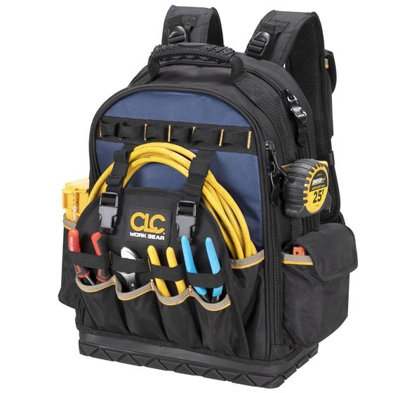 Imagem de Mochila de Ferramentas CLC Work Gear PB1133 - 38 Bolsos (Preta/Azul)