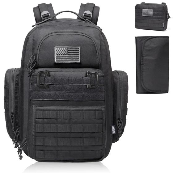 Imagem de Mochila de Fraldas DBTAC para Papais - Com Trocador Incluso