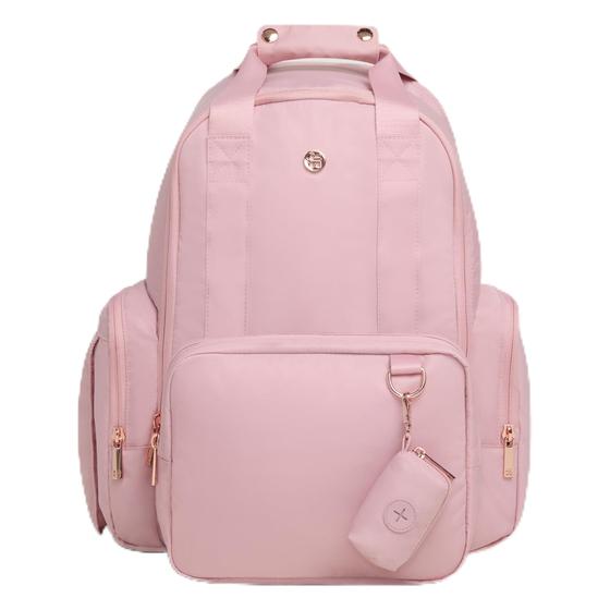 Imagem de Mochila de Fraldas Huggies Sunshine Pack Bridal Rose - Vegana