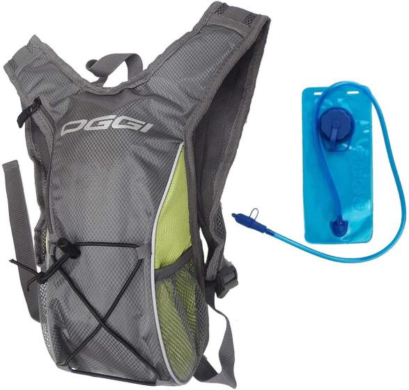 Mochila De Hidratação Oggi Hacker Verde/cinza - 1l Menor preço em Mochila De Hidratação Oggi Hacker Verde/cinza - 1l