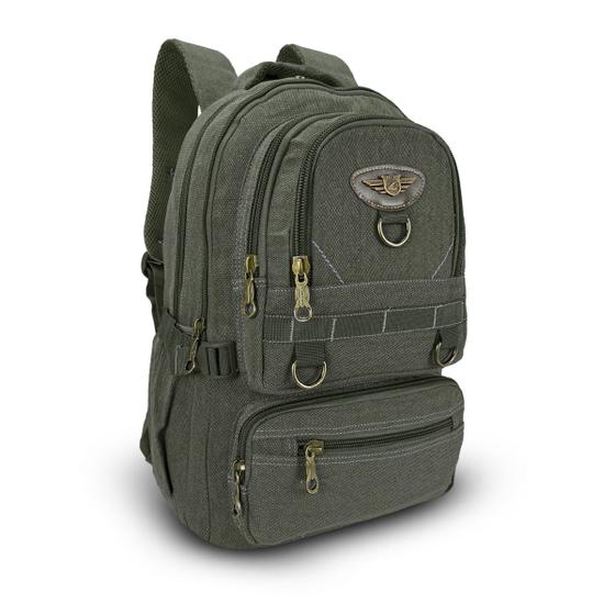 Mochila De Lona Escolar Masculina Feminina Reforçada Menor preço em Mochila De Lona Escolar Masculina Feminina Reforçada