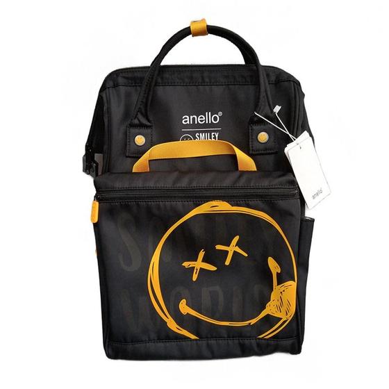 Imagem de Mochila de moda sorridente, mochila de viagem para homens e mulheres