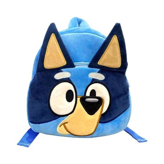 Imagem de Mochila de Pelúcia Bluey e Bingo - Bolsa Escolar Infantil Kawaii