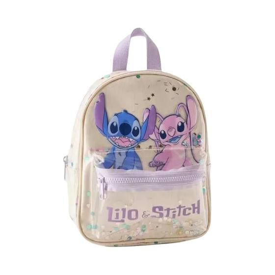 Imagem de Mochila de Pelúcia Stitch Disney - Grande Capacidade, Design Divertido