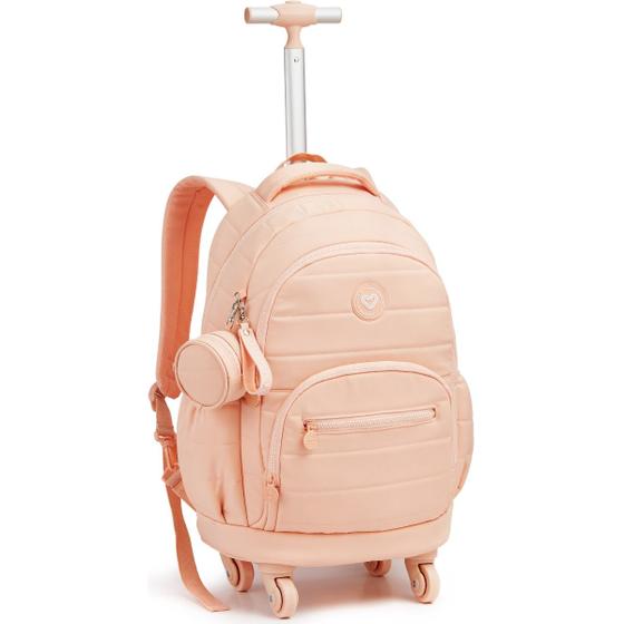 Imagem de Mochila De Roda 19" Feminina Color Up Passeio Escolar Viagem