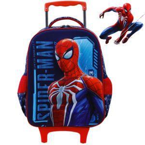 Imagem de Mochila de Roda Spider Man Bolsa de Rodinhas Homem Aranha