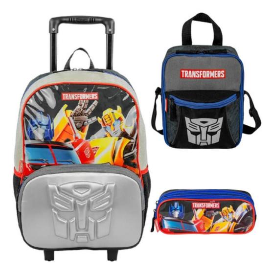 Mochila De Rodinha Escolar Transformers Autobots Sestini - Mochila ...