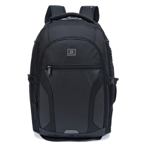 Imagem de Mochila De Rodinha Executiva Trabalho Viagem Fecho Cadeado Resistente