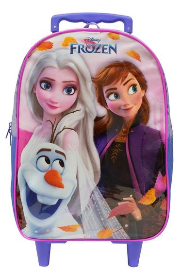 Imagem de Mochila de Rodinha Grande - Frozen Disney Com 45CM da Xeryus Ref 10600