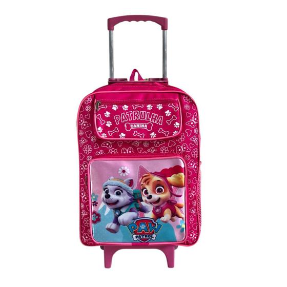 Imagem de Mochila De Rodinha Grande Menino e Menina Personagens