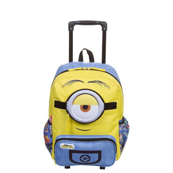 Imagem de Mochila de Rodinha Grande Minions X - Colorido