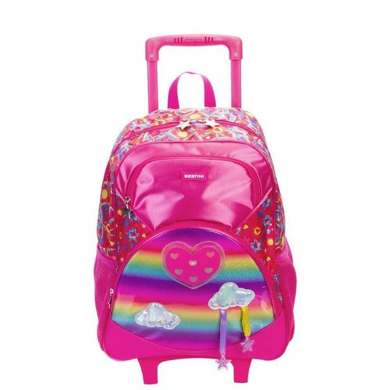 Imagem de Mochila De Rodinha Grande Sestini Y Pink - Colorido