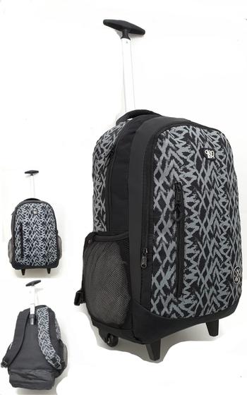 Mochila De Rodinha Juvenil Masculino Escolar Espaçosa Menor preço em Mochila De Rodinha Juvenil Masculino Escolar Espaçosa