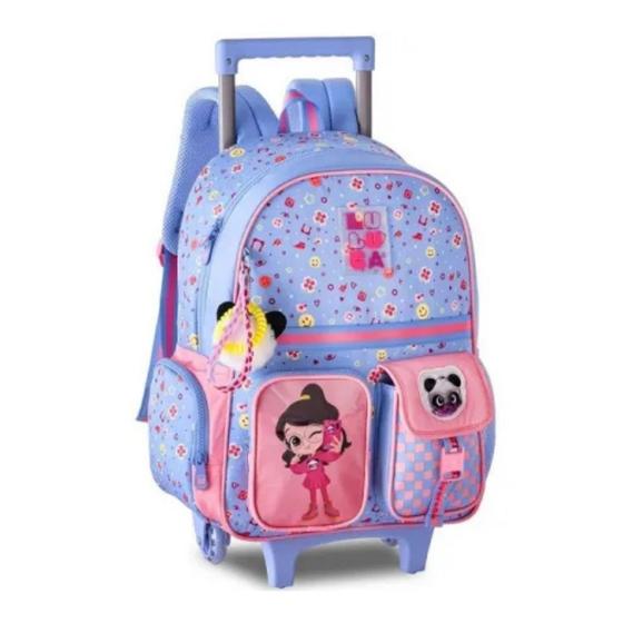 Imagem de Mochila de Rodinha Luluca Infantil Com Bolso Interativo 16"