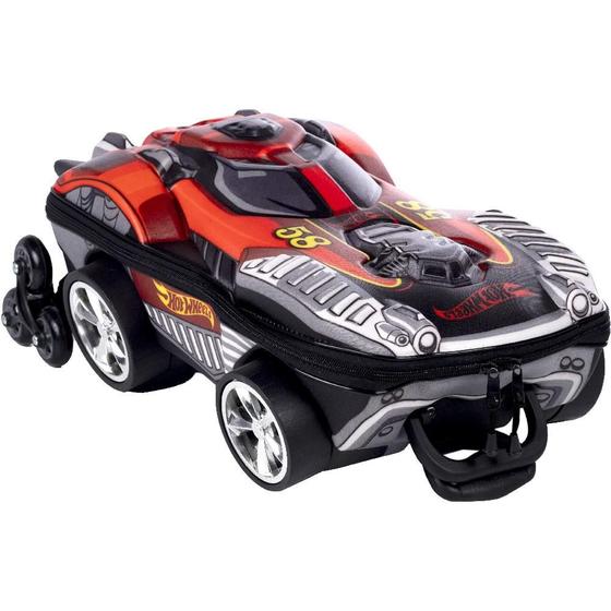 Imagem de Mochila de Rodinhas 3D Maxtoy Hot Wheels Dune Soar Vermelho