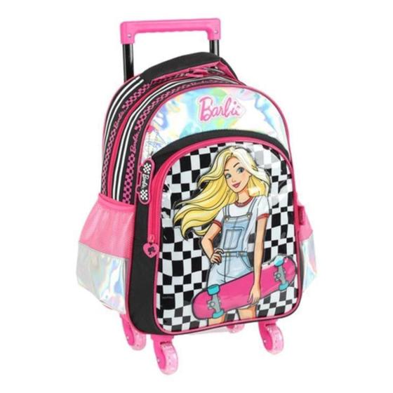 Imagem de Mochila De Rodinhas Barbie Preto Lexcel